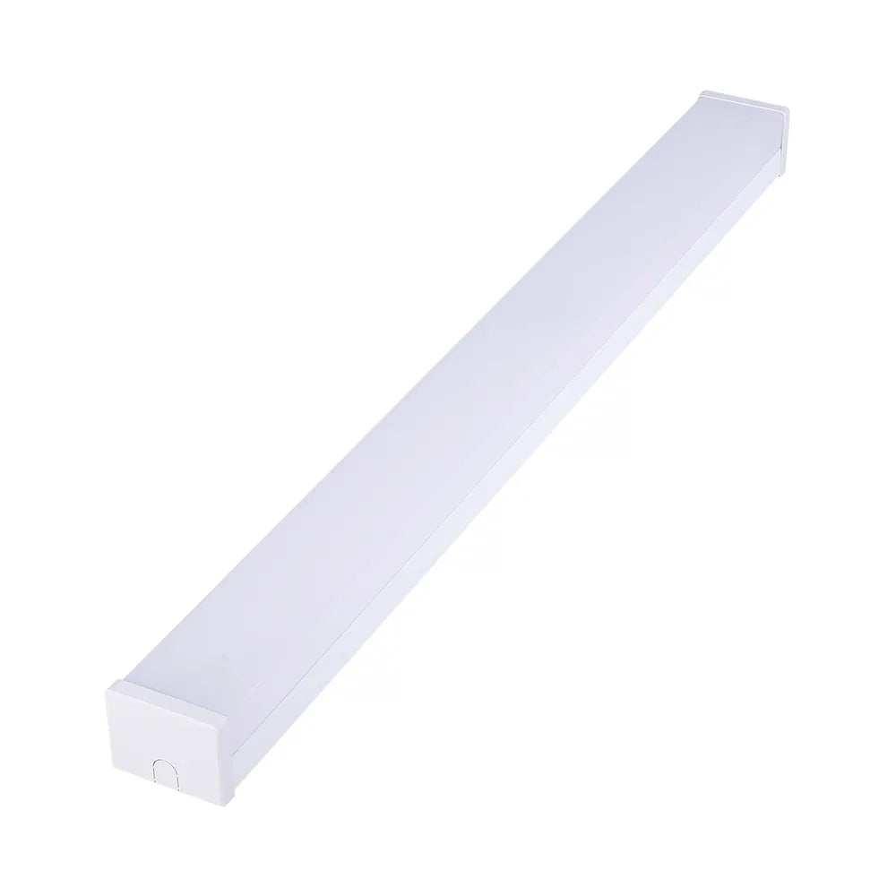 Euri Lighting Commercial 4 Ft. 3-Light Color Selectable Dimmable LED 25/38/50 Watt Linear Strip Light