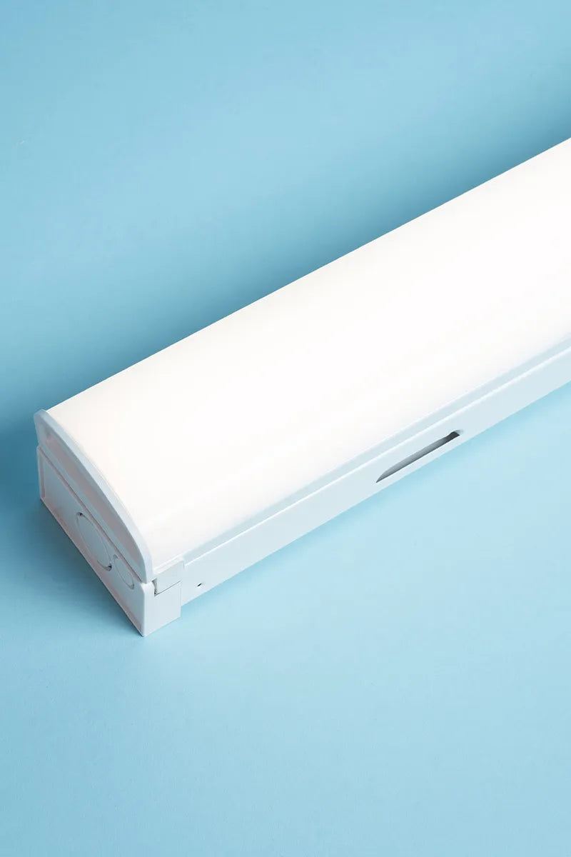 Euri Lighting Commercial 4 Ft. 3-Light Color Selectable Dimmable LED 25/38/45 Watt Linear Strip Light
