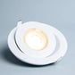 Euri Lighting Commercial 4" LED 65-Watts Equivalent 5 Color Selectable Dimmable Gimbal Downlight With Junction Box