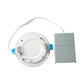 Euri Lighting Commercial 4" 60-Watt Equivalent 5 Color Selectable Dimmable Slim Recessed Downlight With Junction Box