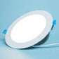 Euri Lighting Commercial 4" 60-Watt Equivalent 5 Color Selectable Dimmable Slim Recessed Downlight With Junction Box