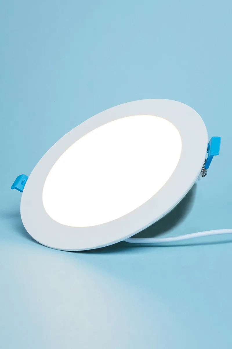 Euri Lighting Commercial 4" 60-Watt Equivalent 5 Color Selectable Dimmable Slim Recessed Downlight With Junction Box