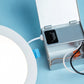 Euri Lighting Commercial 4" 60-Watt Equivalent 5 Color Selectable Dimmable Slim Recessed Downlight With Junction Box