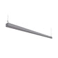 Euri Lighting Commercial 8 Ft. LED 100-Watts 3 Color Selectable Dimmable Linkable Frosted Plastic Lens Silver Housing Dual Architectural Linear Up and Down Light With Emergency Battery Back Up