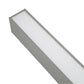Euri Lighting Commercial 8 Ft. LED 100-Watts 3 Color Selectable Dimmable Linkable Frosted Plastic Lens Silver Housing Dual Architectural Linear Up and Down Light