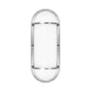 Euri Lighting Residential LED 12.5-Watts Wet Rated 6 Color Selectable Non-Dimmable Photocell Sensor Brushed Nickel Trim Aluminum Housing Oval Wall Sconce
