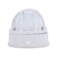 Euri Lighting Residential LED 6.2-Watts Non-Dimmable Wet Rated 6 Color Selectable Frosted Glass Lens Matte White Housing Outdoor Bulkhead Wall Light