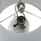 A&B Home 10" x 17" White Birgit Ceramic Lamp With White Tapered Drum Shade