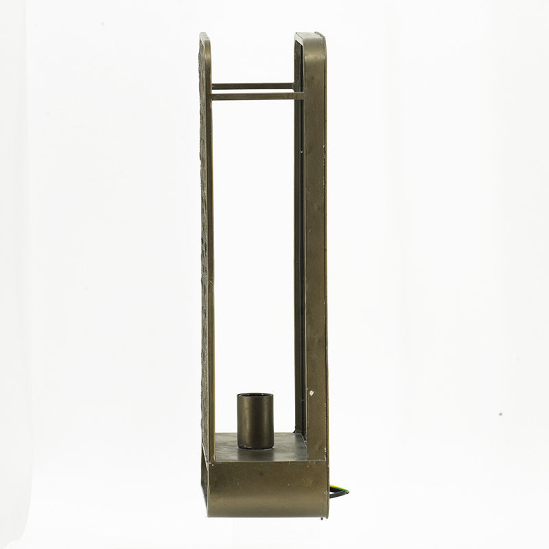 A&B Home 11" x 23" Bundle of 14 Rectangular Brass Caged Metal Wall Lamp