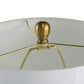 A&B Home 11" x 30" Bundle of 14 Gold and Black Elongated Teardrop Table Lamp With White Drum Shade