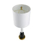A&B Home 11" x 30" Bundle of 14 Gold and Black Elongated Teardrop Table Lamp With White Drum Shade