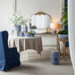 A&B Home 12" x 19" Bundle of 26 Blue and White Ceramic Vase Lamp