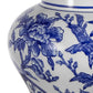 A&B Home 12" x 19" Bundle of 26 Blue and White Ceramic Vase Lamp