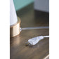 A&B Home 12" x 23" Bundle of 10 White Marble Cone-Shaped With Gold Base and Drum Shade Table Lamp