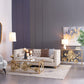 A&B Home 13" x 20" Bundle of 15 White and Gold Table Lamp With Drum-Shaped Shade