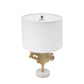 A&B Home 13" x 22" Bundle of 14 Gold and White Table Lamp with Leaf Design