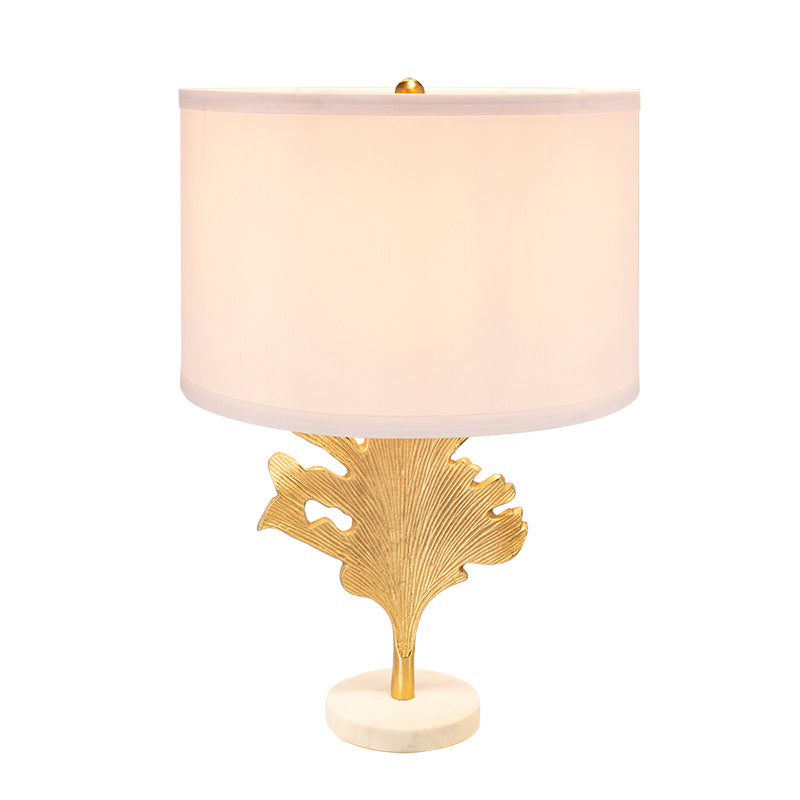 A&B Home 13" x 22" Bundle of 14 Gold and White Table Lamp with Leaf Design
