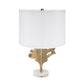 A&B Home 13" x 22" Bundle of 14 Gold and White Table Lamp with Leaf Design