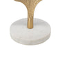 A&B Home 13" x 22" Bundle of 14 Gold and White Table Lamp with Leaf Design