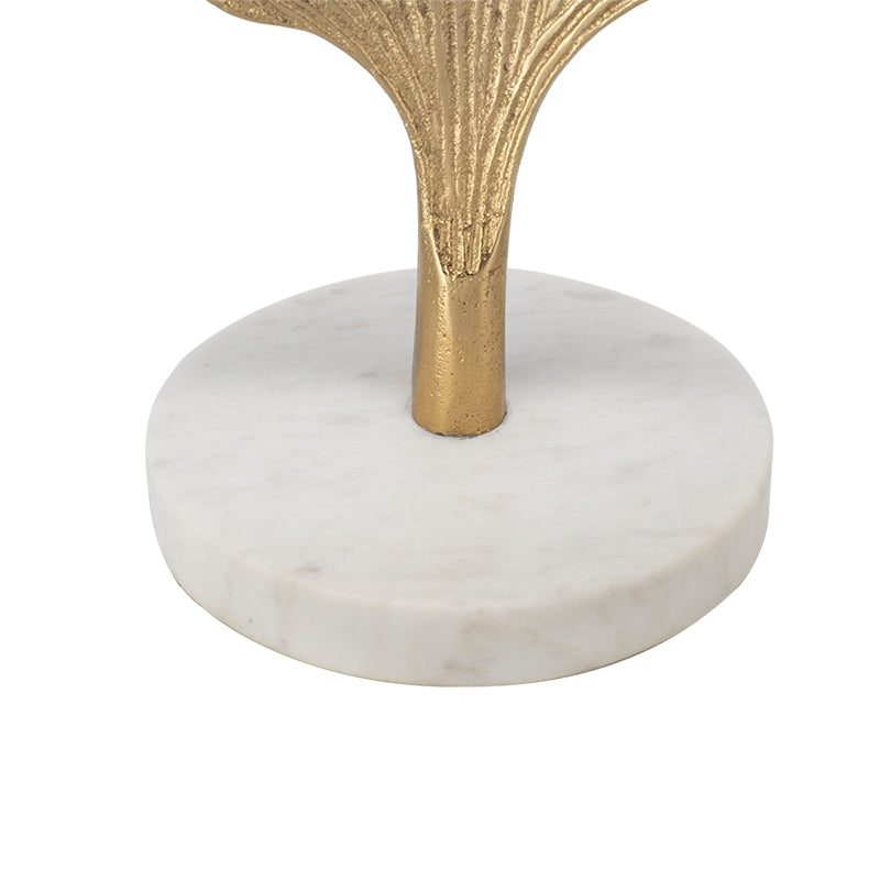 A&B Home 13" x 22" Bundle of 14 Gold and White Table Lamp with Leaf Design