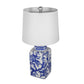 A&B Home 13" x 25" Bundle of 24 Blue and White Ceramic Vase Lamp