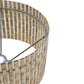 A&B Home 13" x 7" Bundle of 18 Round Natural Brown Textured Shade Table Lamp