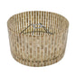A&B Home 13" x 7" Bundle of 18 Round Natural Brown Textured Shade Table Lamp