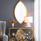 A&B Home 14" x 18" Bundle of 11 White Marble Dice Base With Gold Accent and Drum-Shaped Shade