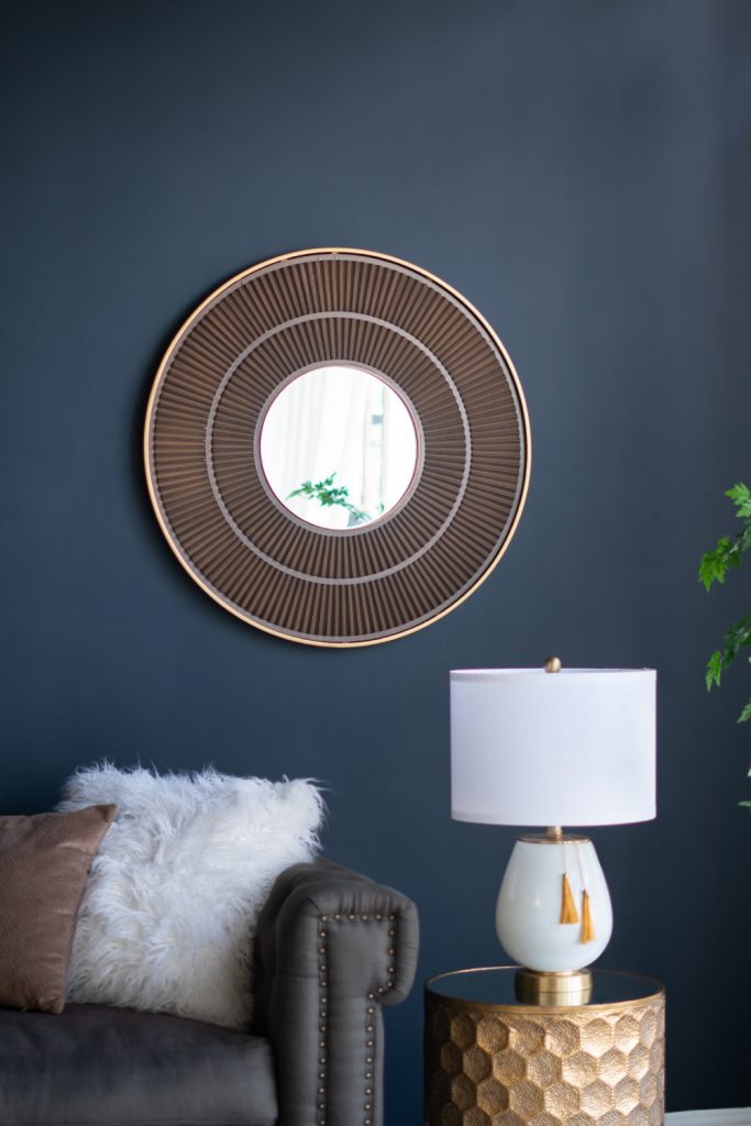A&B Home 14" x 22" Bundle of 11 White and Gold Table Lamp with Drum-Shape Shade and Two Tassel Accents
