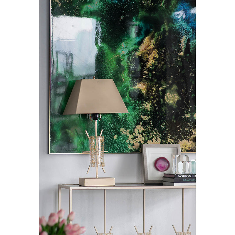 A&B Home 14" x 26" Bundle of 11 Modern Chic Champagne Table Lamp