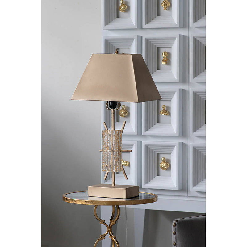A&B Home 14" x 26" Bundle of 11 Modern Chic Champagne Table Lamp