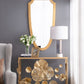 A&B Home 14" x 26" Bundle of 13 White Marble Base With Gray Cylindrical Body and White Drum-Shaped Shade