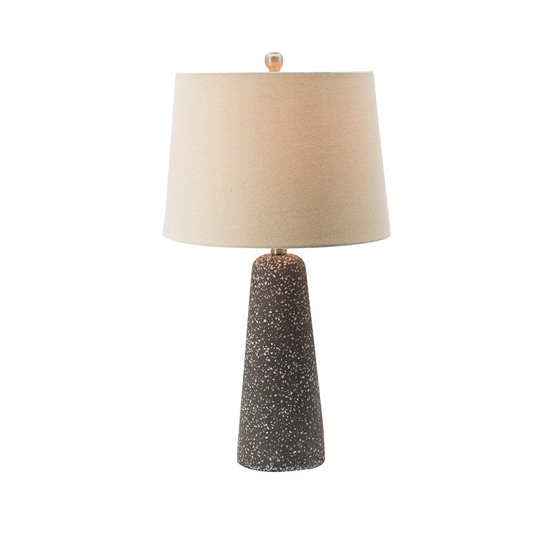 A&B Home 14" x 26" Bundle of 20 Black Speckled Cone Table Lamp With Beige Drum Shade