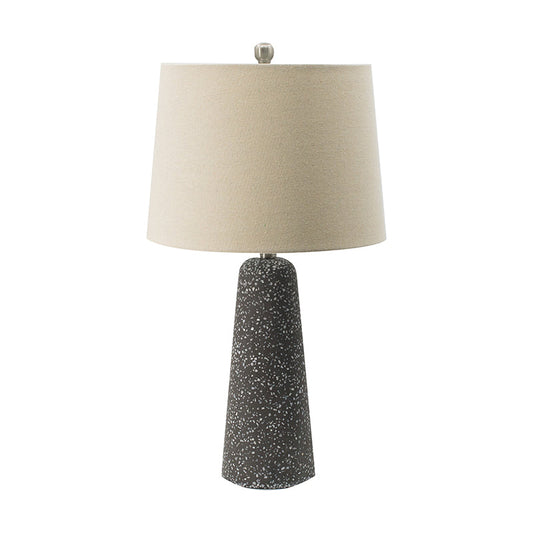 A&B Home 14" x 26" Bundle of 20 Black Speckled Cone Table Lamp With Beige Drum Shade