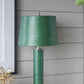 A&B Home 14" x 27" Bundle of 15 Green Crocodile Textured Faux Leather Table Lamp