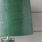 A&B Home 14" x 27" Bundle of 15 Green Crocodile Textured Faux Leather Table Lamp