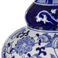 A&B Home 14" x 28" Bundle of 18 Blue and White Round Ceramic Vase Lamp