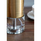 A&B Home 14" x 28" Bundle of 7 Gold Metal Table Lamp With Crystal Base