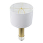 A&B Home 14" x 28" Bundle of 7 Gold Metal Table Lamp With Crystal Base