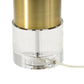 A&B Home 14" x 28" Bundle of 7 Gold Metal Table Lamp With Crystal Base
