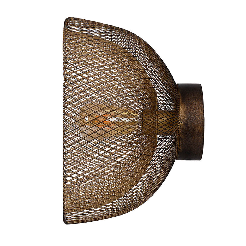 A&B Home 14" x 9" Bundle of 16 Modern Chic Antique Gold and Black Wall Lamp