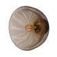 A&B Home 14" x 9" Bundle of 16 Modern Chic Antique Gold and Black Wall Lamp