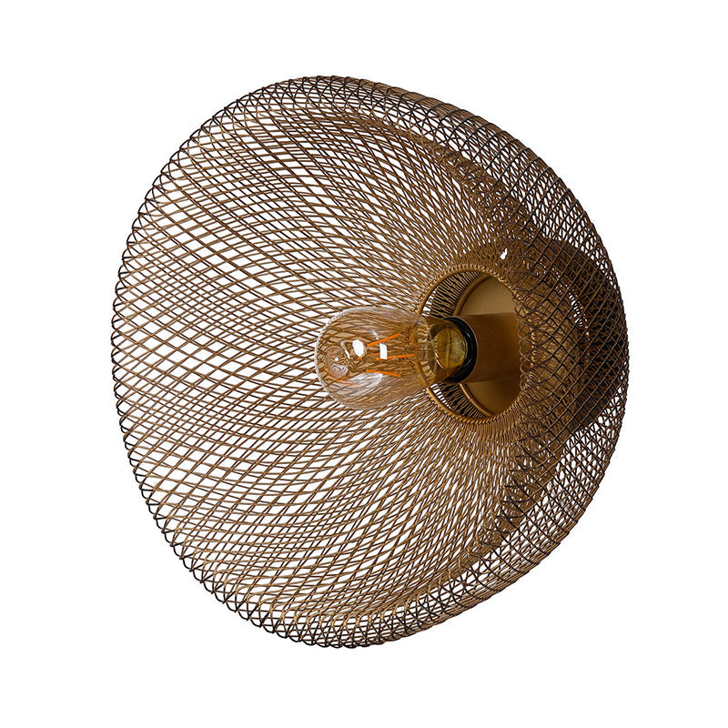 A&B Home 14" x 9" Bundle of 16 Modern Chic Antique Gold and Black Wall Lamp