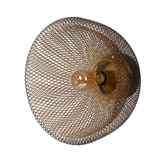 A&B Home 14" x 9" Bundle of 16 Modern Chic Antique Gold and Black Wall Lamp