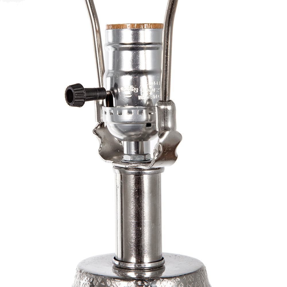 A&B Home 15" x 26" Bundle of 11 Round Silver Base Table Lamp With White Drum-Shaped Shade