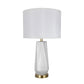 A&B Home 15" x 26" Bundle of 11 White Drum-Shaped Table Lamp