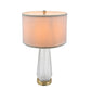 A&B Home 15" x 26" Bundle of 11 White Drum-Shaped Table Lamp