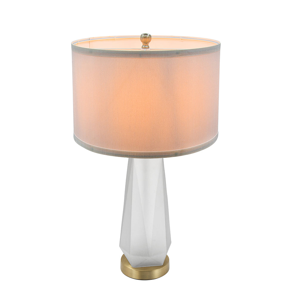 A&B Home 15" x 26" Bundle of 11 White Drum-Shaped Table Lamp