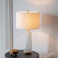 A&B Home 15" x 26" Bundle of 11 White Drum-Shaped Table Lamp