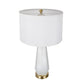 A&B Home 15" x 26" Bundle of 11 White Drum-Shaped Table Lamp